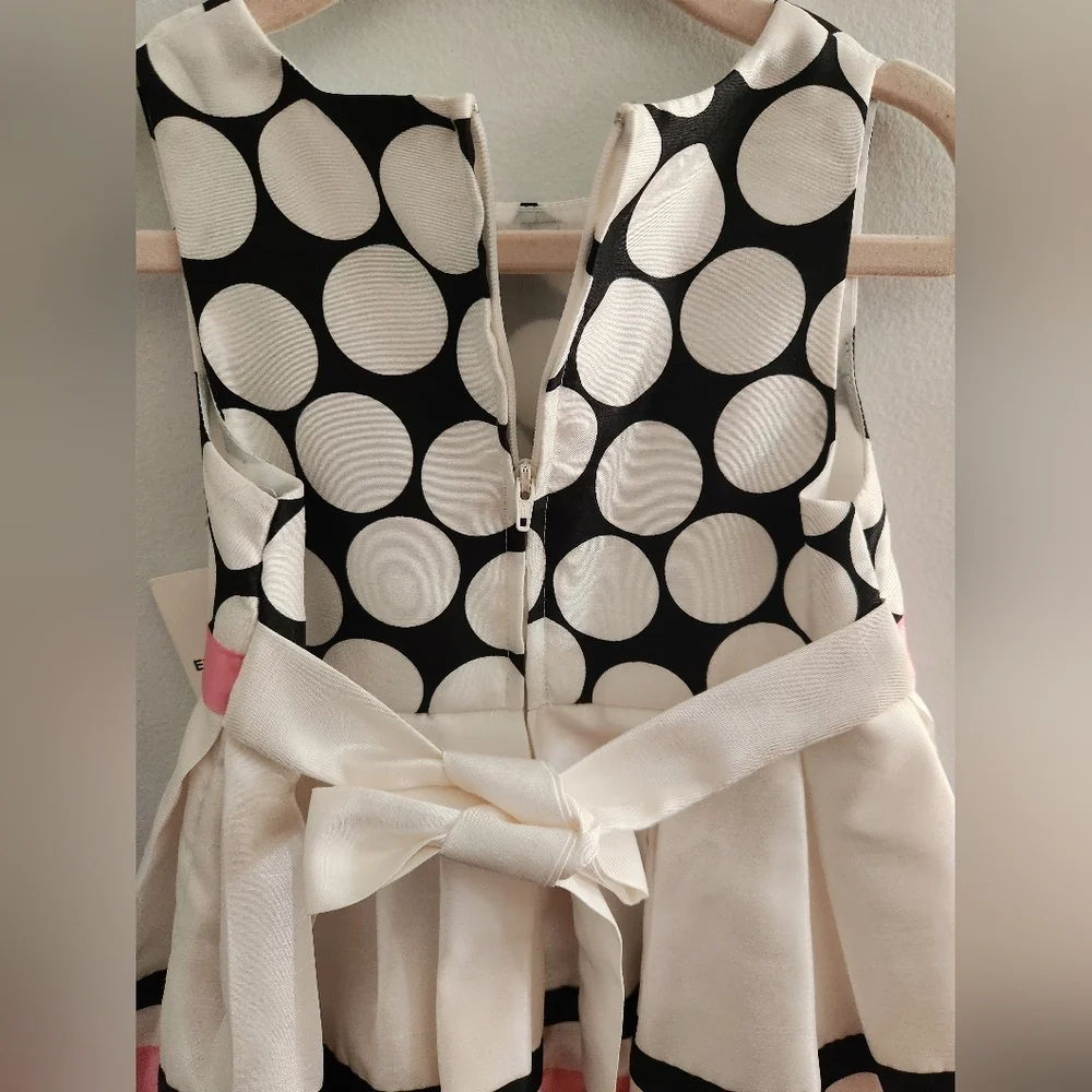 Rare Editions Polka Dot and Striped Girl's Dress; Size 3T, NWT - Picture 7 of 7